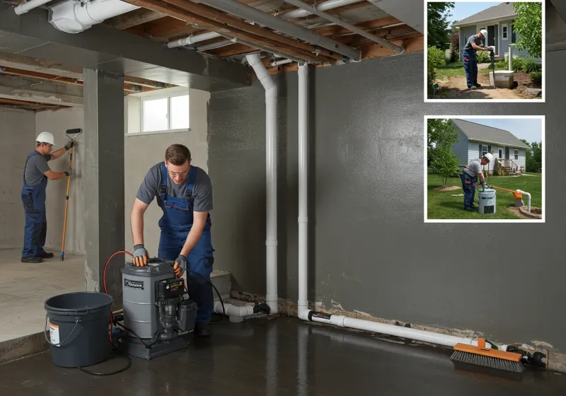 Basement Waterproofing and Flood Prevention process in Town Creek, AL